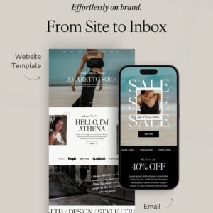 Amaretto Sour Email Graphics (Canva) thumbnail 11