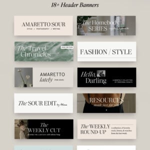 Amaretto Sour Email Graphics (Canva) thumbnail 7