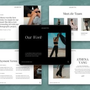 Amaretto Sour Pricing & Services Guide (Canva) thumbnail 4