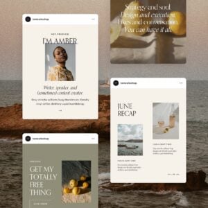 Bijou Social Media Canva Templates thumbnail 1