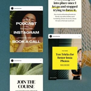 Boulevardier Social Media Canva Templates thumbnail 1