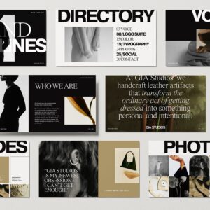 Brand Guidelines Canva Template thumbnail 0