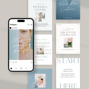 Clover Club Social Media Canva Templates thumbnail 0