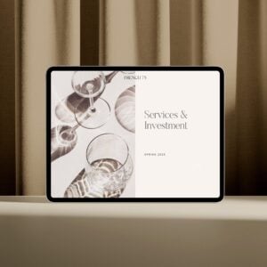 French 75 Pricing & Services Guide (Canva) thumbnail 2