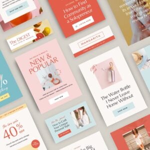 Margarita Email Graphics (Canva) thumbnail 2