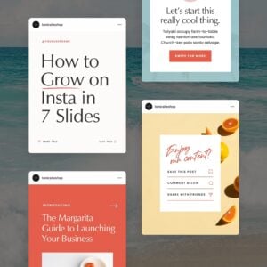 Margarita Social Media Canva Templates thumbnail 1