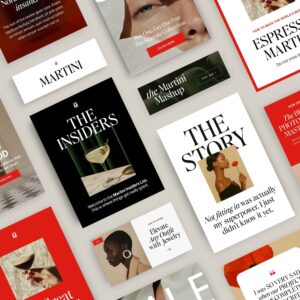 Martini Email Graphics (Canva) thumbnail 2