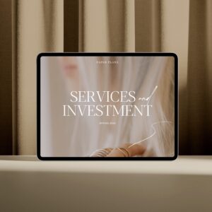 Paper Plane Pricing & Services Guide (Canva) thumbnail 3