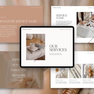 Paper Plane Pricing & Services Guide (Canva) thumbnail 4