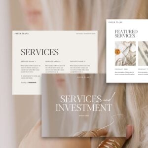 Paper Plane Pricing & Services Guide (Canva) thumbnail 5