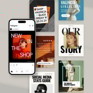 Valencia Social Media Canva Templates thumbnail 0