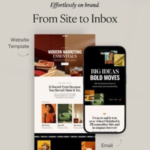 Valencia Email Graphics (Canva) thumbnail 3