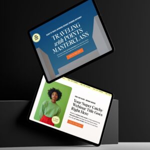 Webinar/Masterclass Landing Page thumbnail 1